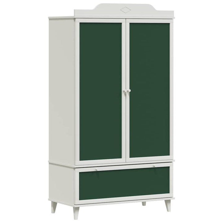Tavle Garderobe ROROS Hvid 90 x 45 x 165 cm Konstrueret træ