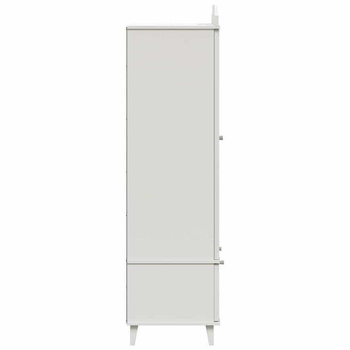 Tavle Garderobe ROROS Hvid 90 x 45 x 165 cm Konstrueret træ