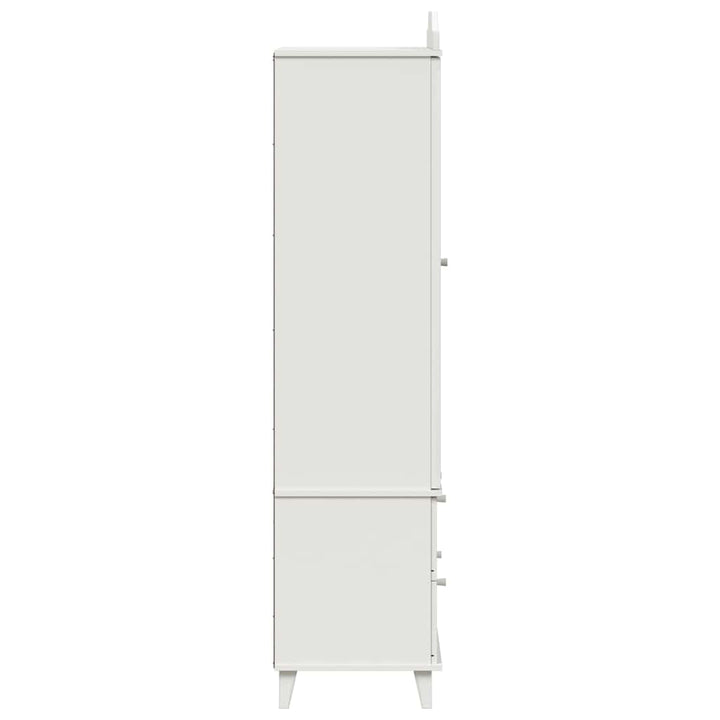 Tavle Garderobe ROROS Hvid 90 x 45 x 180 cm Konstrueret træ
