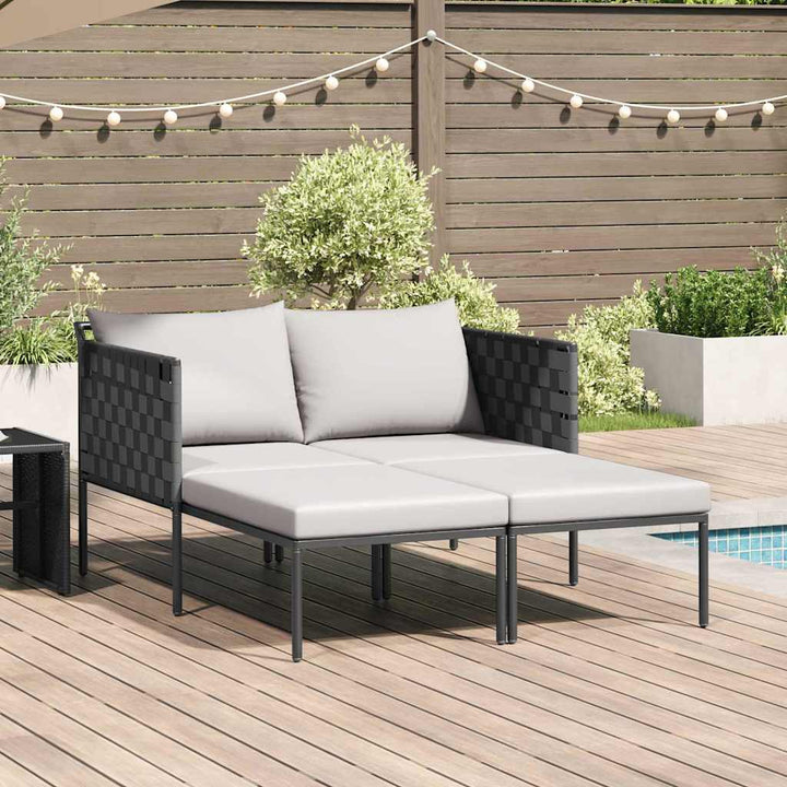 Solseng Antracit 153 x 115 x 69,5 cm Pulverlakeret stål