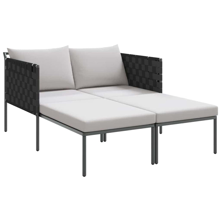 Solseng Antracit 153 x 115 x 69,5 cm Pulverlakeret stål