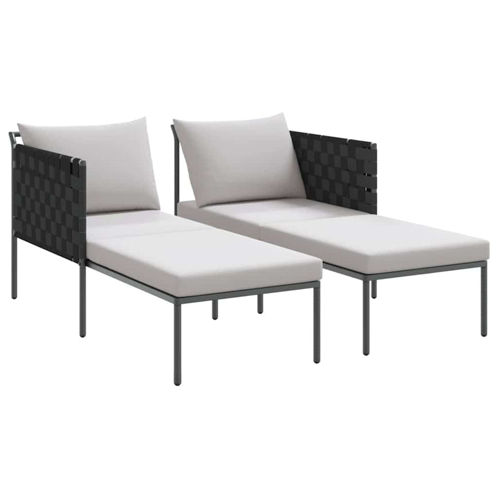 Solseng Antracit 153 x 115 x 69,5 cm Pulverlakeret stål