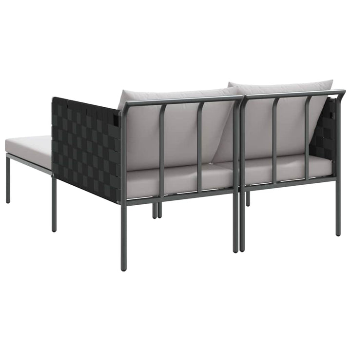 Solseng Antracit 153 x 115 x 69,5 cm Pulverlakeret stål