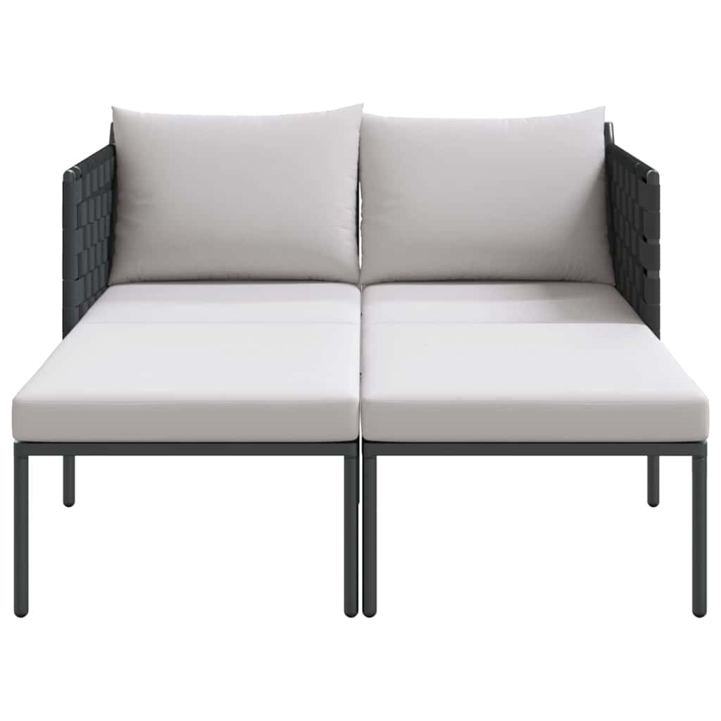 Solseng Antracit 153 x 115 x 69,5 cm Pulverlakeret stål