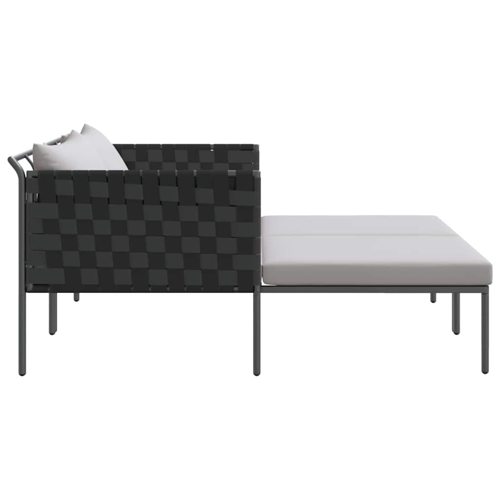 Solseng Antracit 153 x 115 x 69,5 cm Pulverlakeret stål