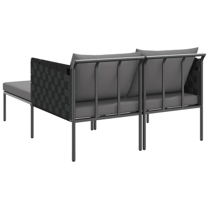Solseng Antracit 153 x 115 x 69,5 cm Pulverlakeret stål