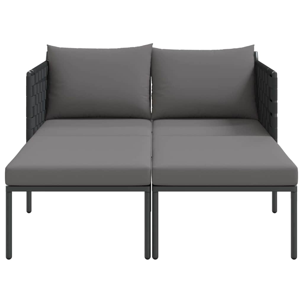 Solseng Antracit 153 x 115 x 69,5 cm Pulverlakeret stål