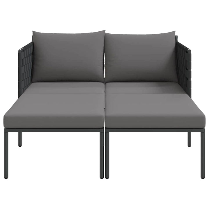 Solseng Antracit 153 x 115 x 69,5 cm Pulverlakeret stål