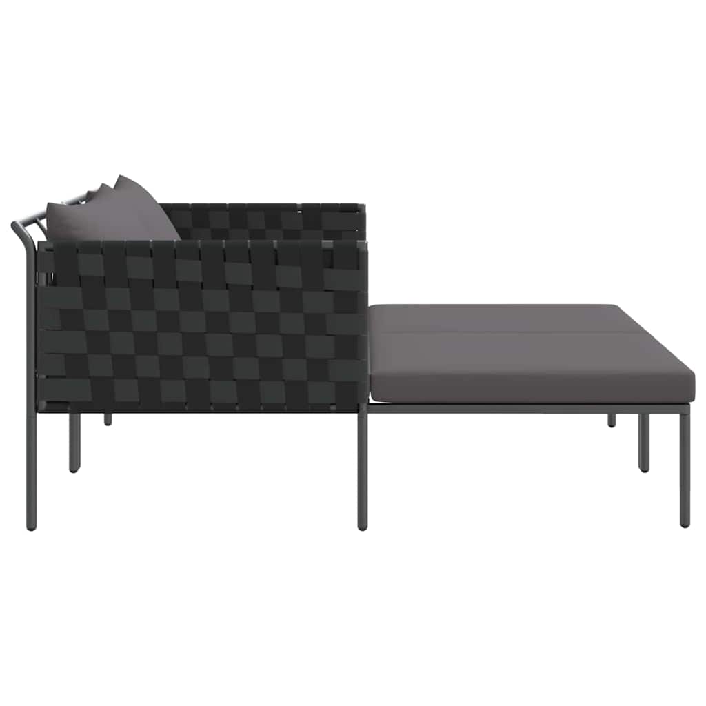 Solseng Antracit 153 x 115 x 69,5 cm Pulverlakeret stål