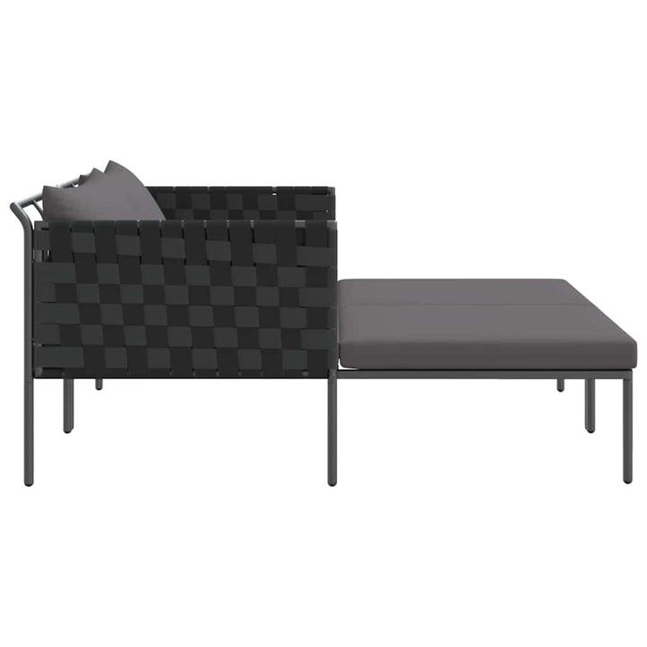 Solseng Antracit 153 x 115 x 69,5 cm Pulverlakeret stål