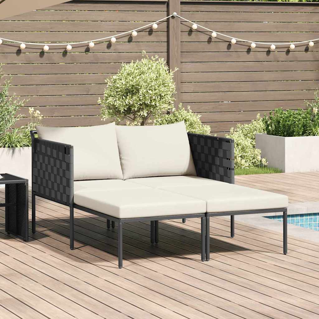 Solseng Antracit 153 x 115 x 69,5 cm Pulverlakeret stål