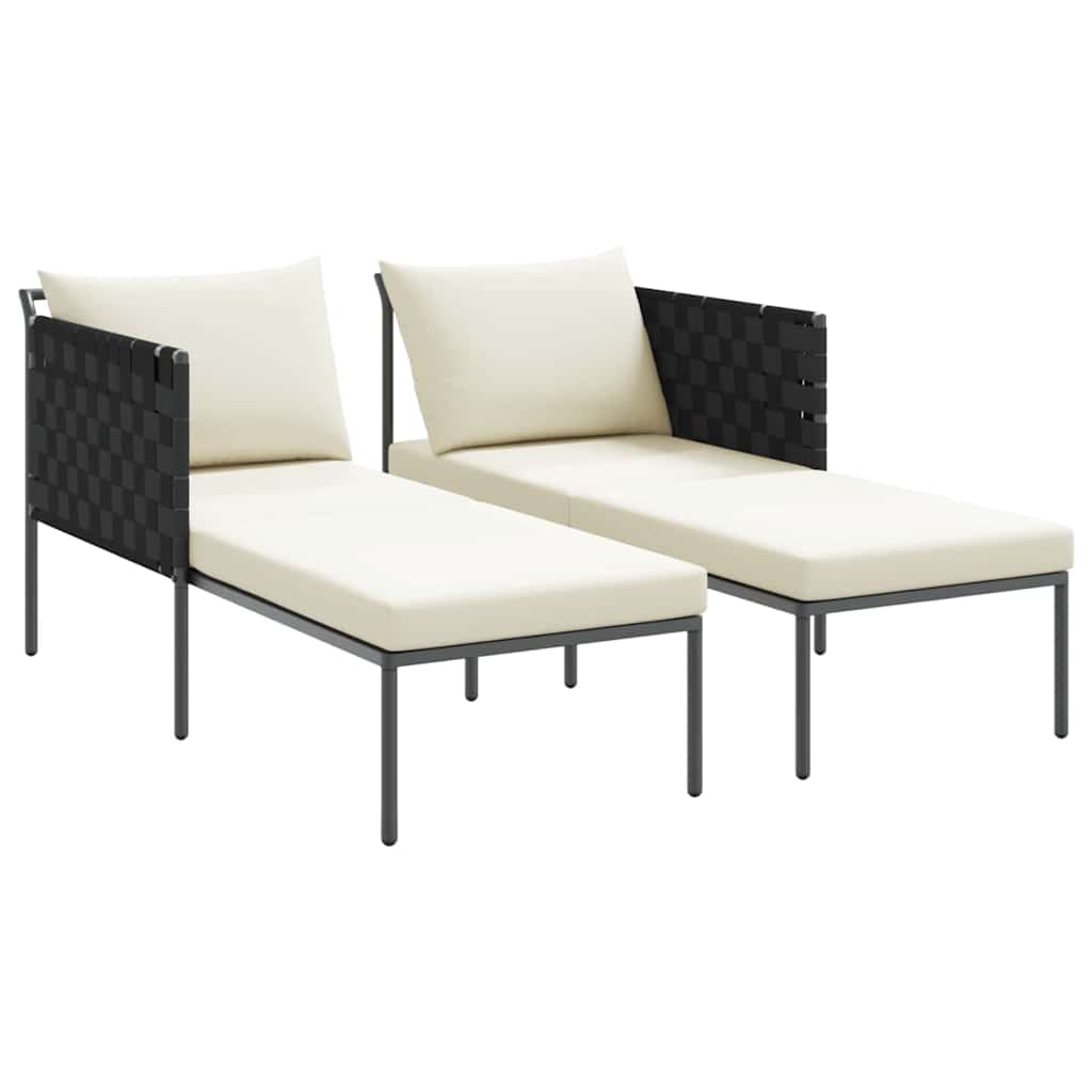 Solseng Antracit 153 x 115 x 69,5 cm Pulverlakeret stål
