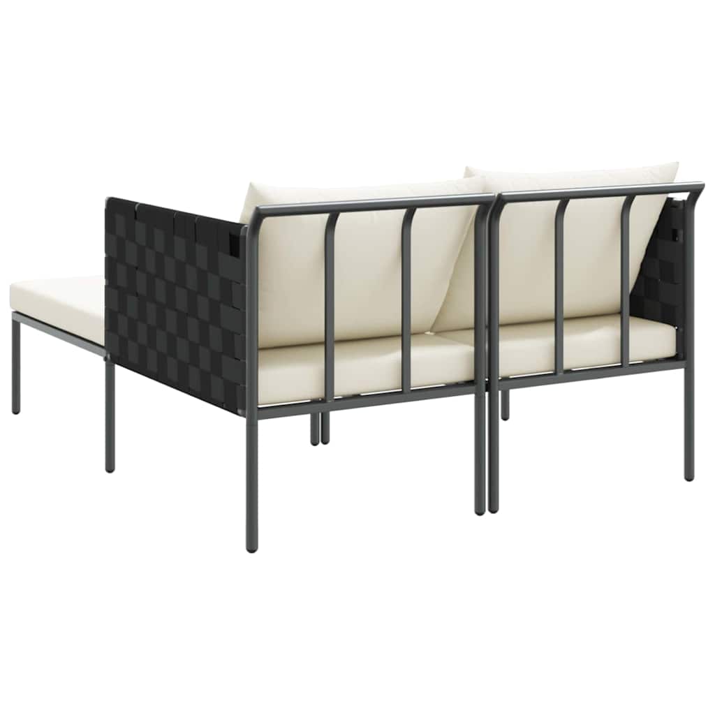 Solseng Antracit 153 x 115 x 69,5 cm Pulverlakeret stål