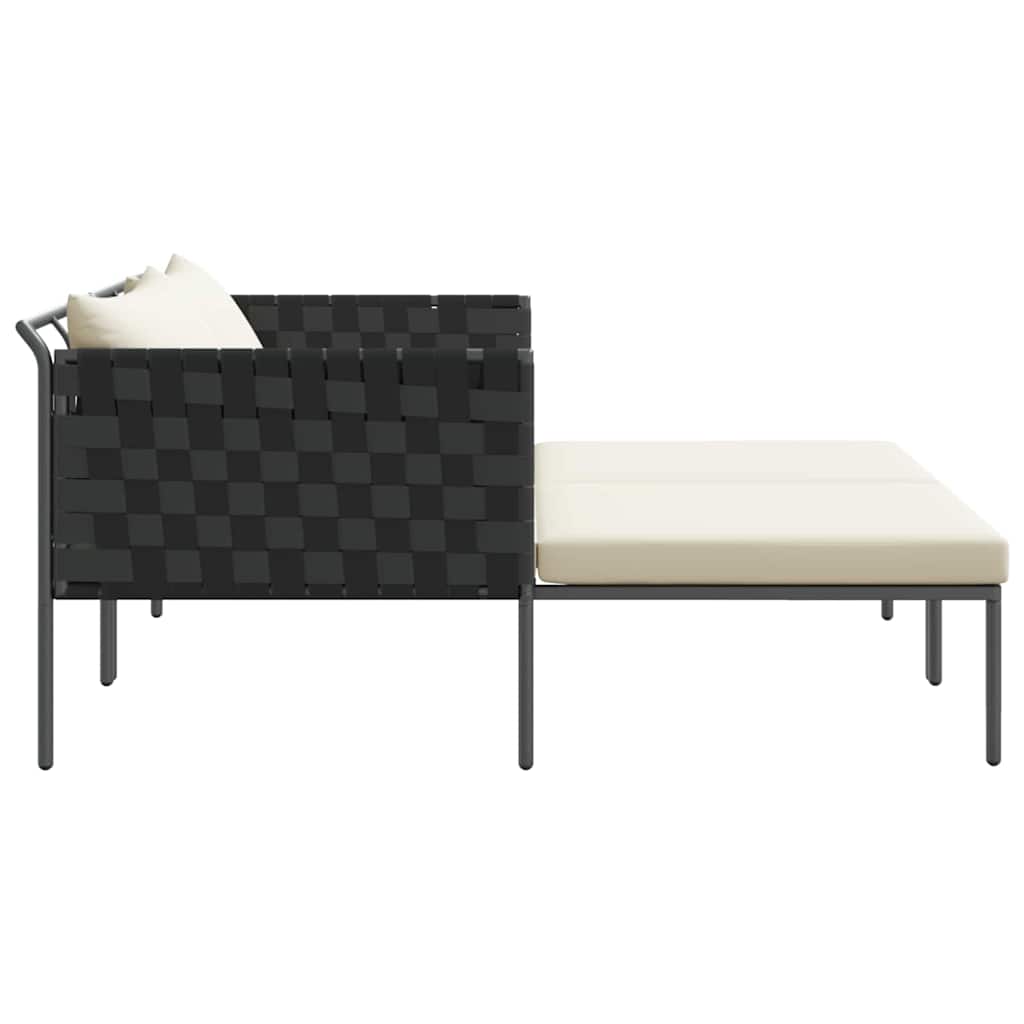Solseng Antracit 153 x 115 x 69,5 cm Pulverlakeret stål