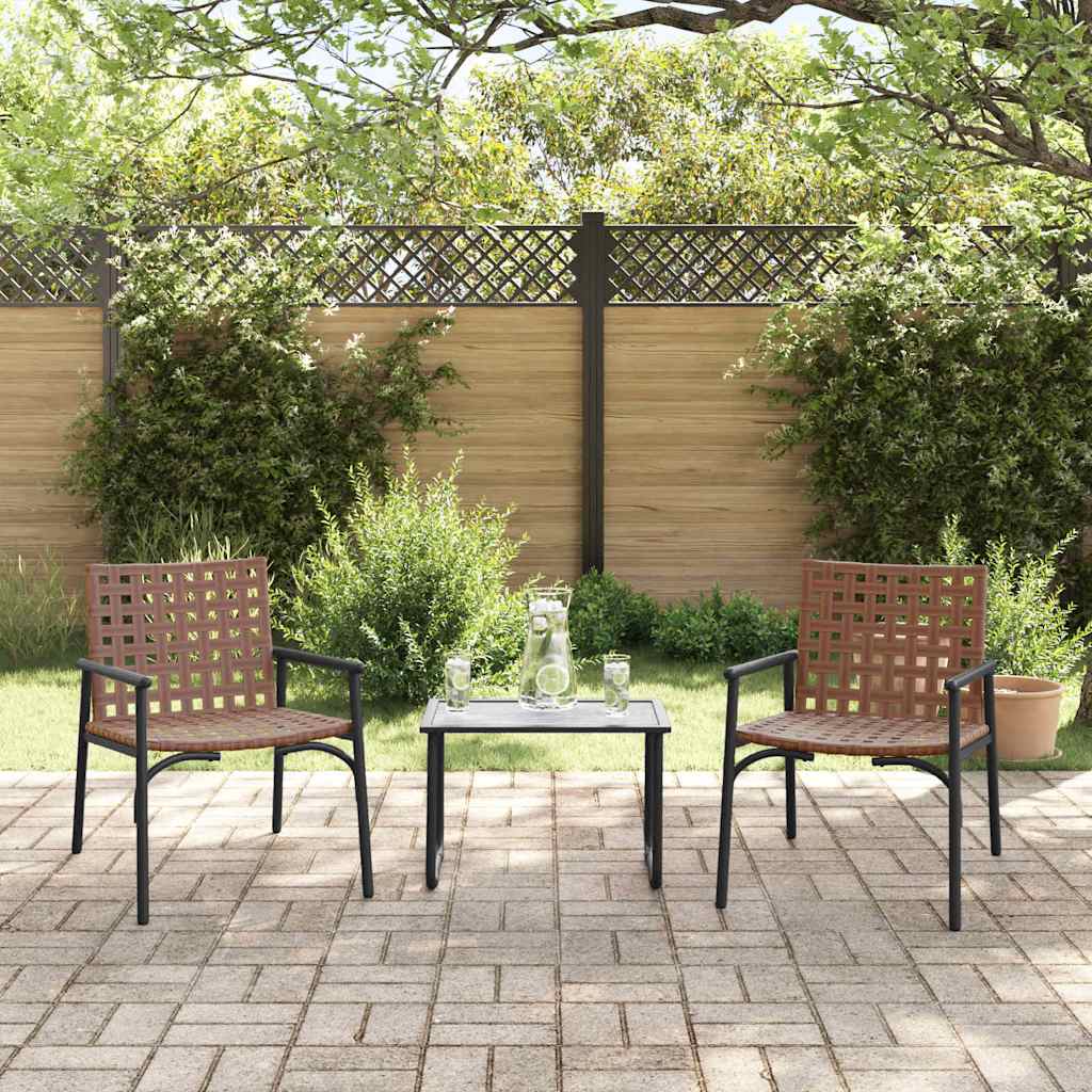 Have Stol 2 stk. Brun polyrattan