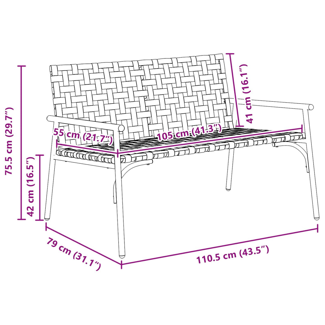 Have Stol Brun polyrattan