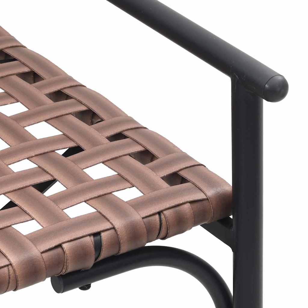 Have Spisebordssæt 4 stk. Brun polyrattan