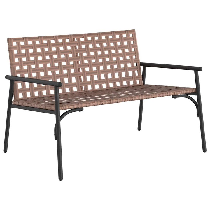 Have Spisebordssæt 4 pcs Brun polyrattan