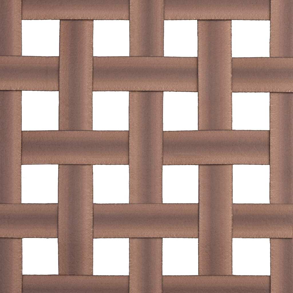 Have Spisebordssæt 4 pcs Brun polyrattan