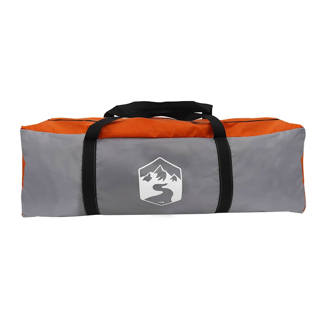 Dombet 6-personer med tag Grå og orange 500 x 314 x 206 cm