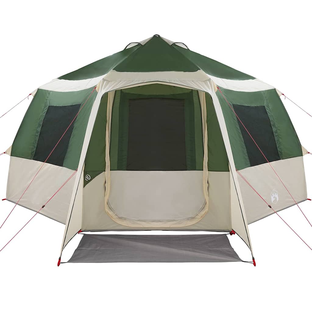 Cabin tent til 12 personer Grøn og Hvid 405 x 405 x 273 cm