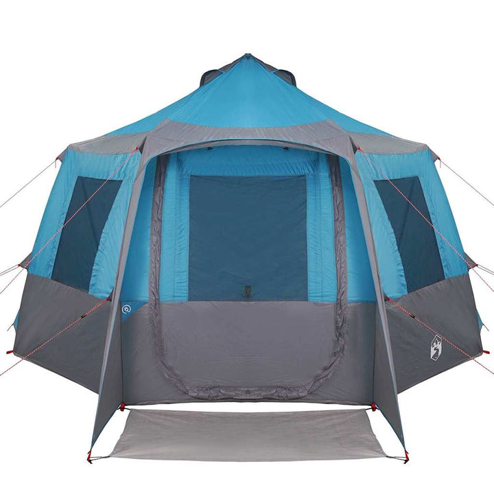 Cabin tent til 12 personer 10 personer Blå og grå