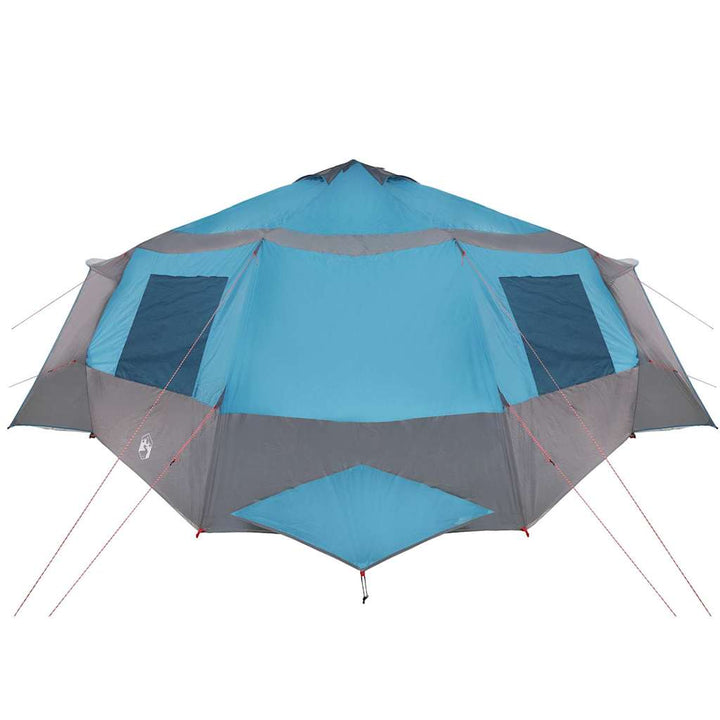 Cabin tent til 12 personer Blå og grå 405 x 405 x 273 cm