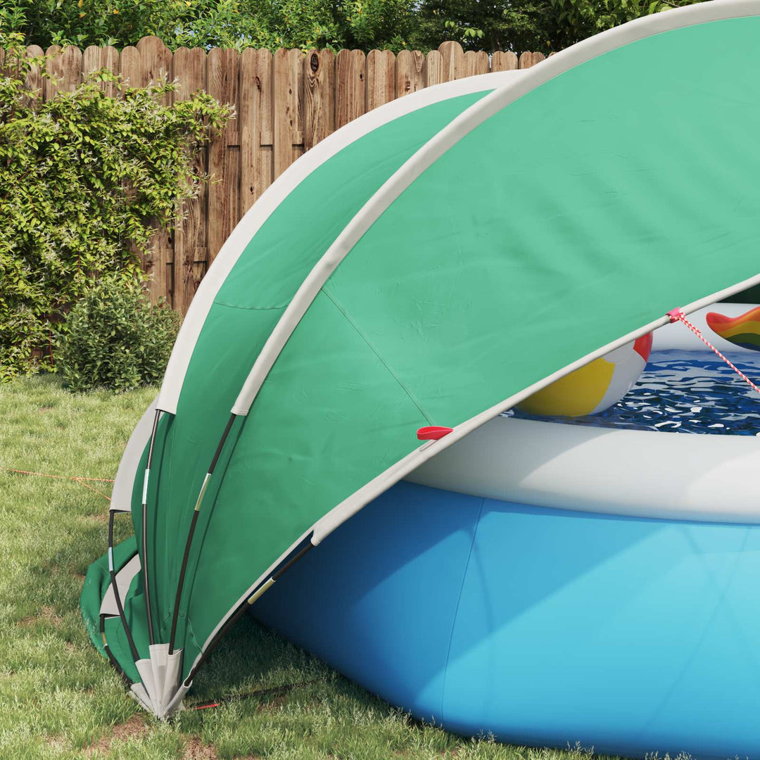 Pool Dome 405 x 405 x 192 cm 185T polyester med PU-belægning