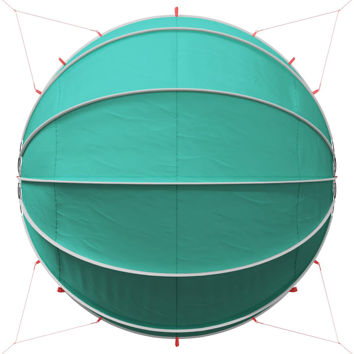 Pool Dome 430 x 430 x 210 cm 185T polyester med PU-belægning