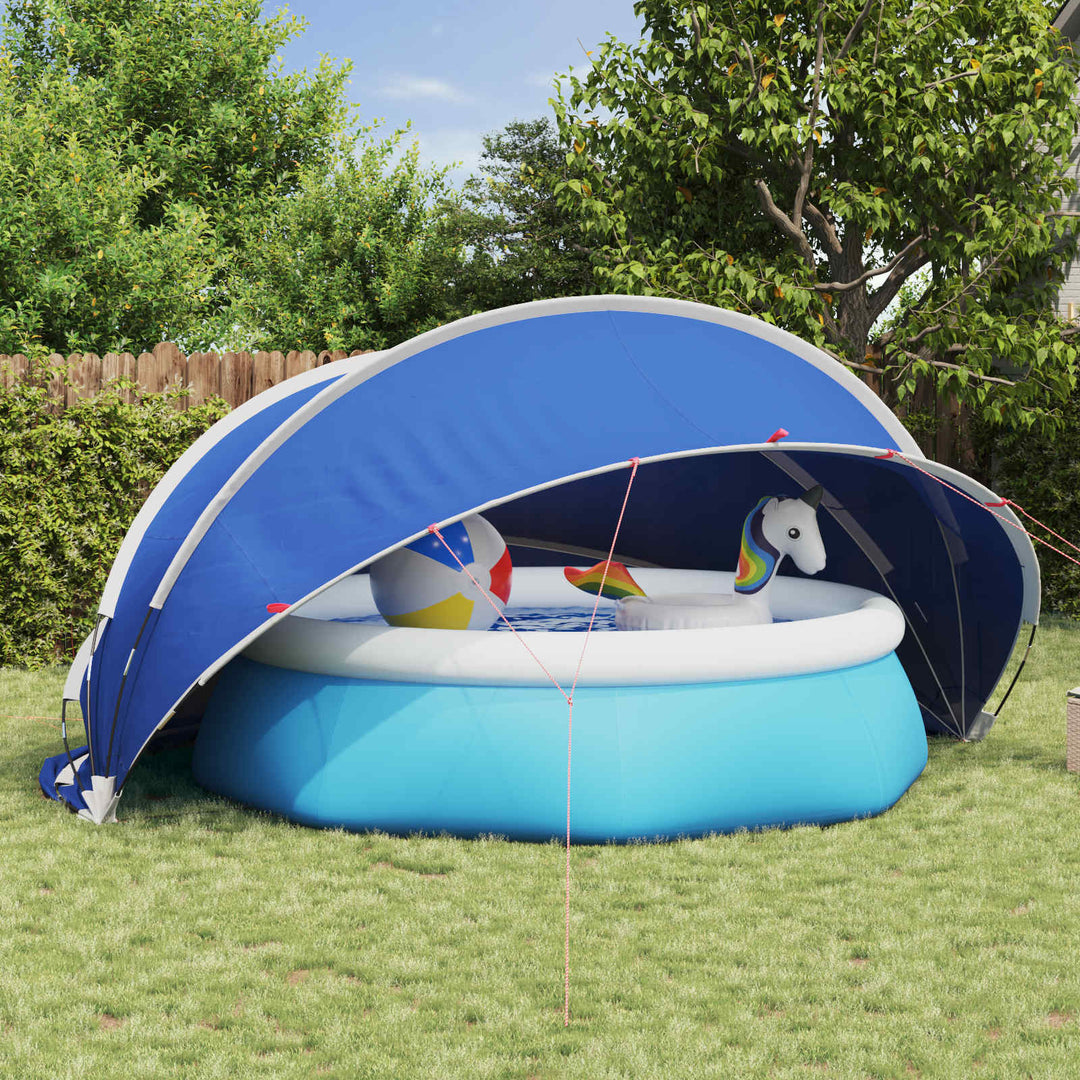 Pool Dome 472 x 460 x 229 cm 185T polyester med PU-belægning