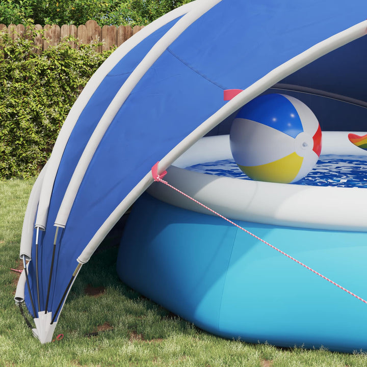 Pool Dome 500 x 500 x 236 cm 185T polyester med PU-belægning