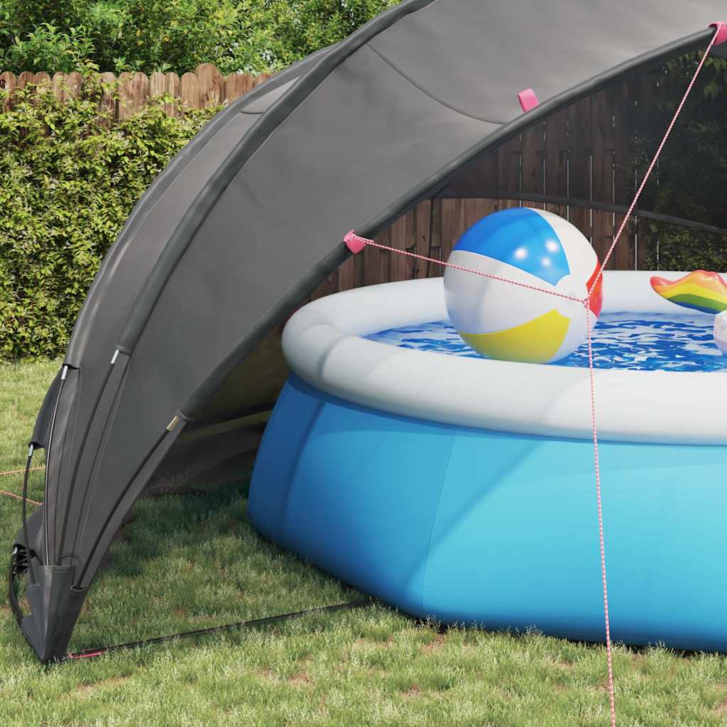 Pool Dome 546 x 516 x 250 cm 185T polyester med PU-belægning