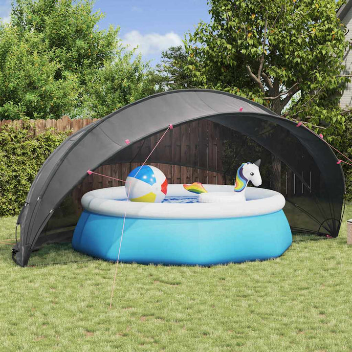 Pool Dome 546 x 516 x 250 cm 185T polyester med PU-belægning
