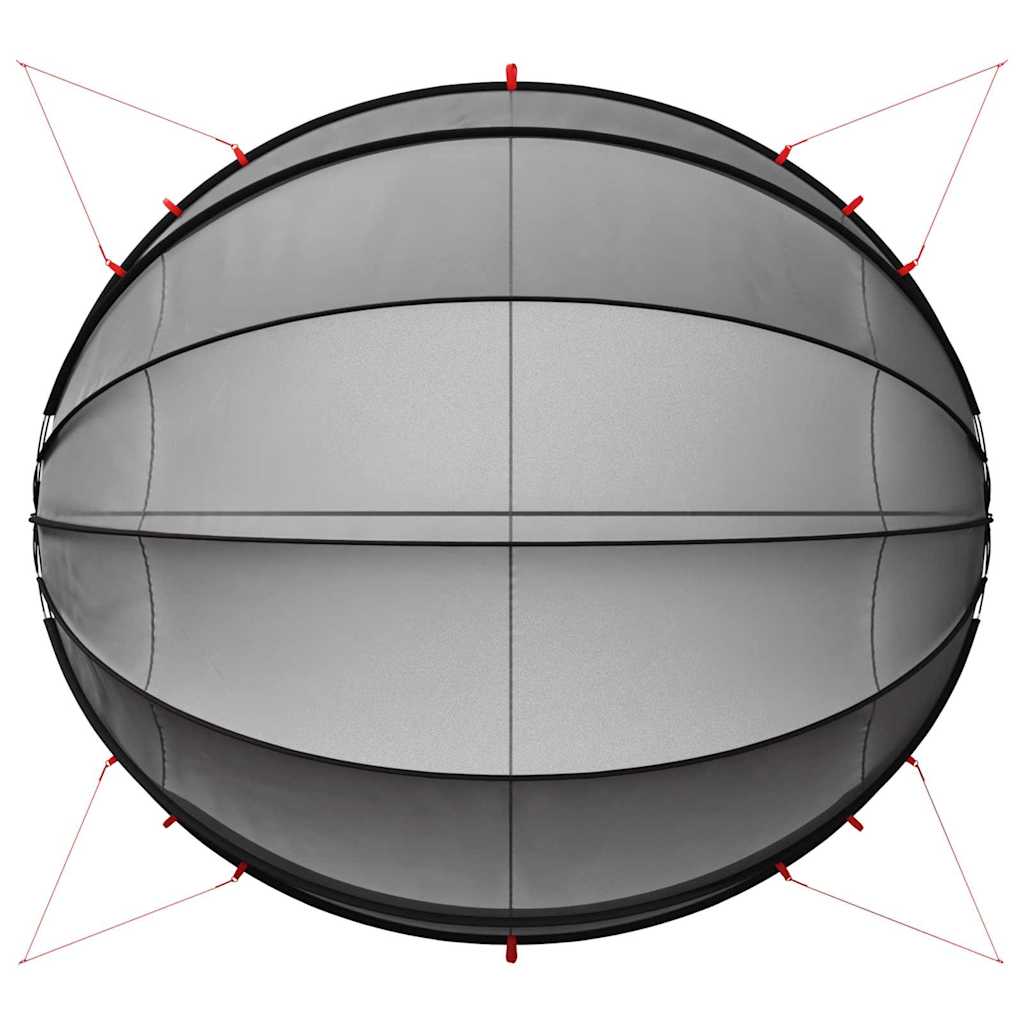 Pool Dome 546 x 516 x 250 cm 185T polyester med PU-belægning