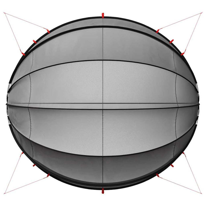 Pool Dome 546 x 516 x 250 cm 185T polyester med PU-belægning