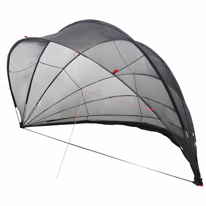 Pool Dome 592 x 590 x 275 cm 185T polyester med PU-belægning