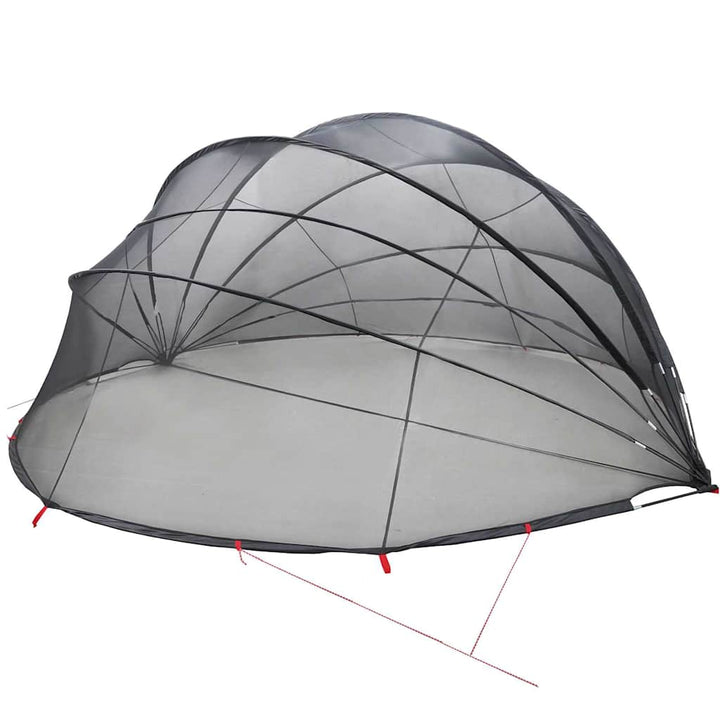 Pool Dome 592 x 590 x 275 cm 185T polyester med PU-belægning