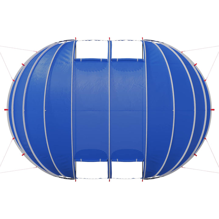 Pooltelt Dome 640 x 432 x 205 cm Azure Blue