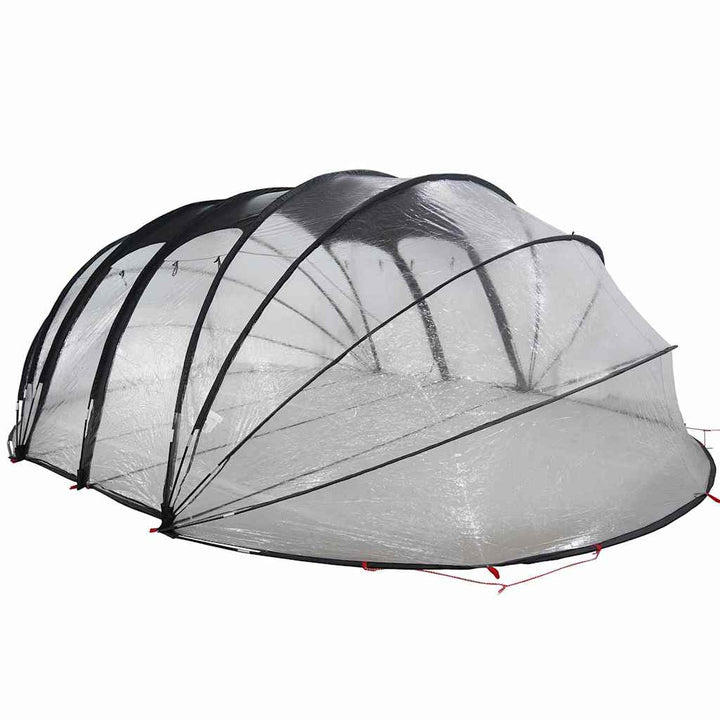 Pooltelt Dome Transparent 640 x 432 x 205 cm PVC