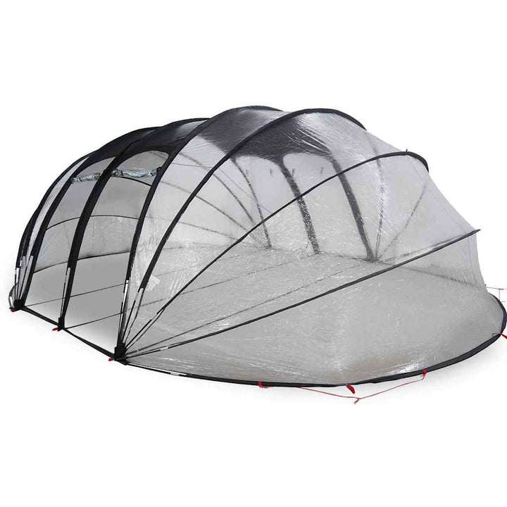 Pooltelt Dome Transparent 640 x 432 x 205 cm PVC
