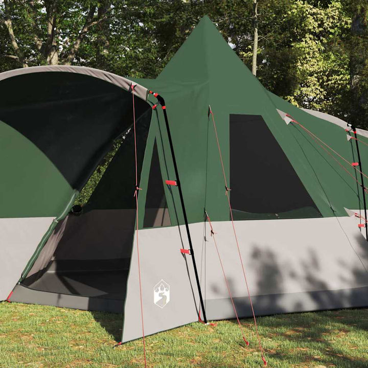 Teepee Telt 8-Personer med tag Grøn 720 x 465 x 295 cm