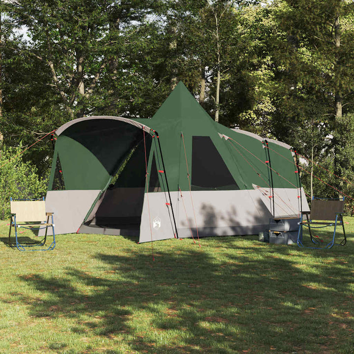 Teepee Telt 8-Personer med tag Grøn 720 x 465 x 295 cm