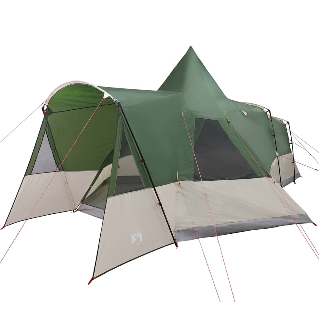 Teepee Telt 8-Personer med tag Grøn 720 x 465 x 295 cm