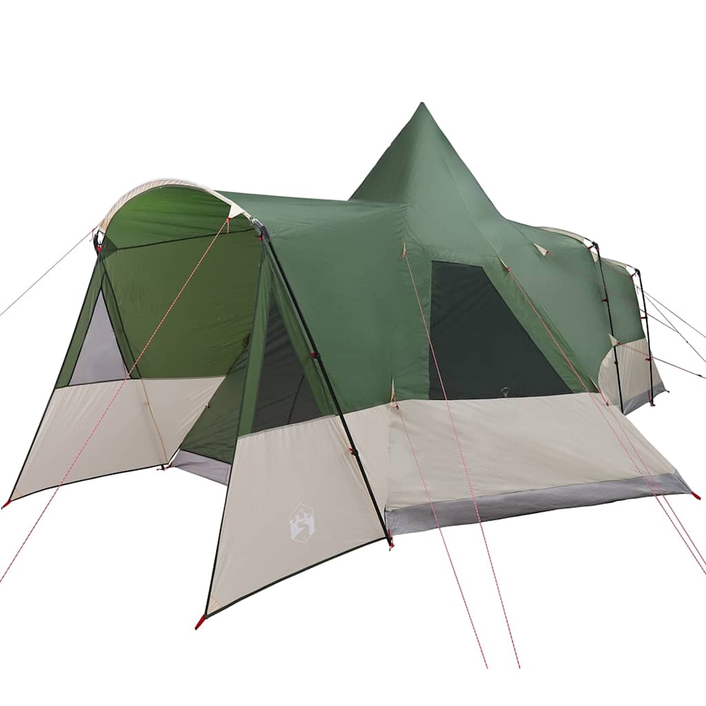 Teepee Telt 8-Personer med tag Grøn 720 x 465 x 295 cm