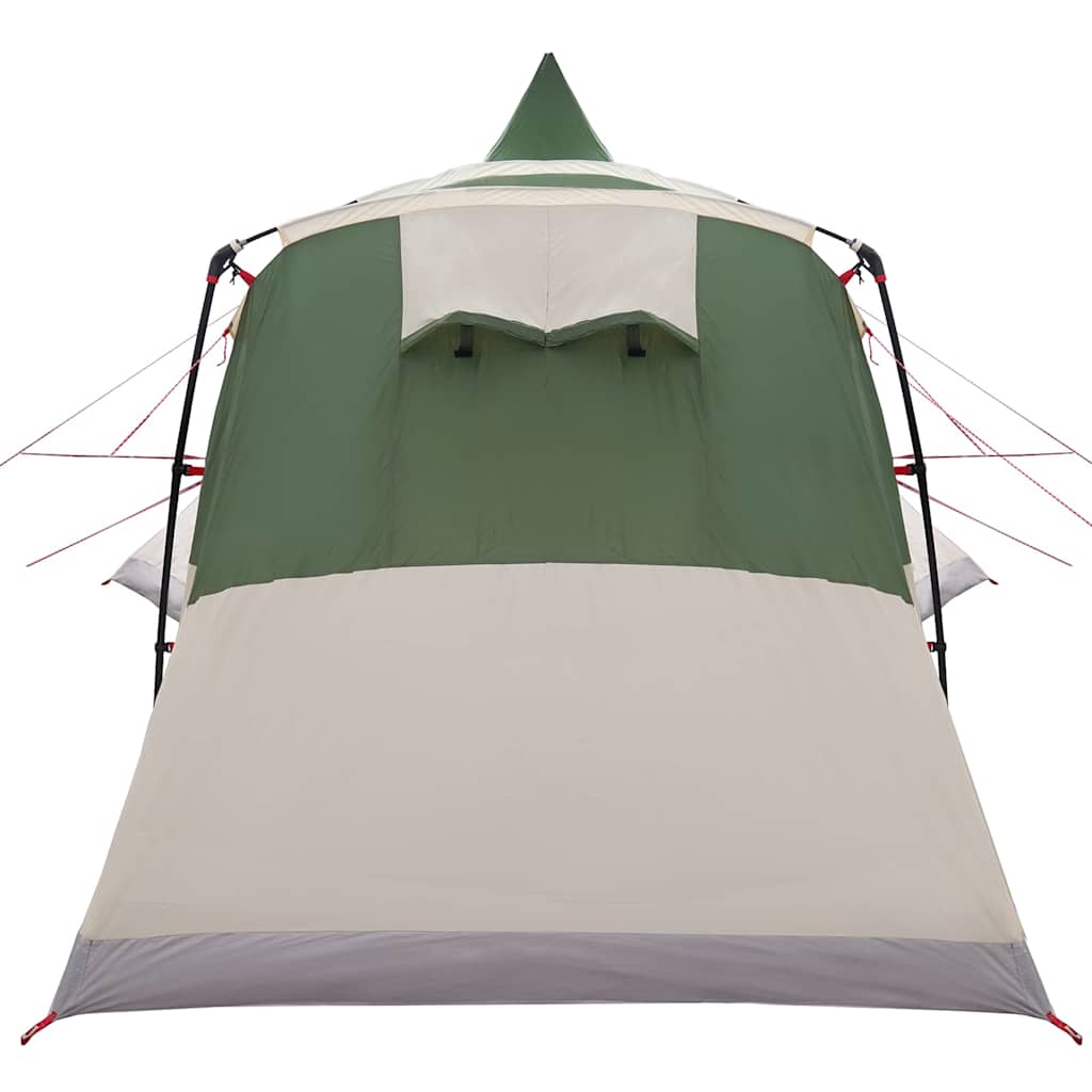 Teepee Telt 8-Personer med tag Grøn 720 x 465 x 295 cm