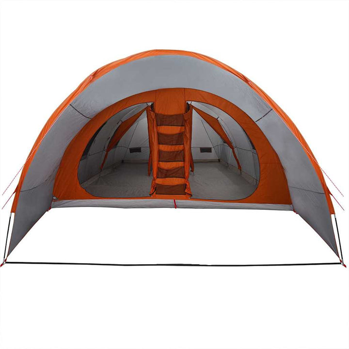 Tunnel telt til 8 personer Grå og orange 710 x 460 x 245 cm