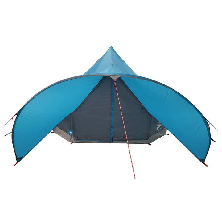 Teepee Telt 3-Person med tag Blå og grå 312 x 312 x 197 cm