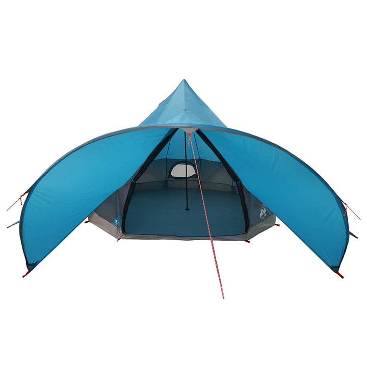 Teepee Telt 3-Person med tag Blå og grå 312 x 312 x 197 cm