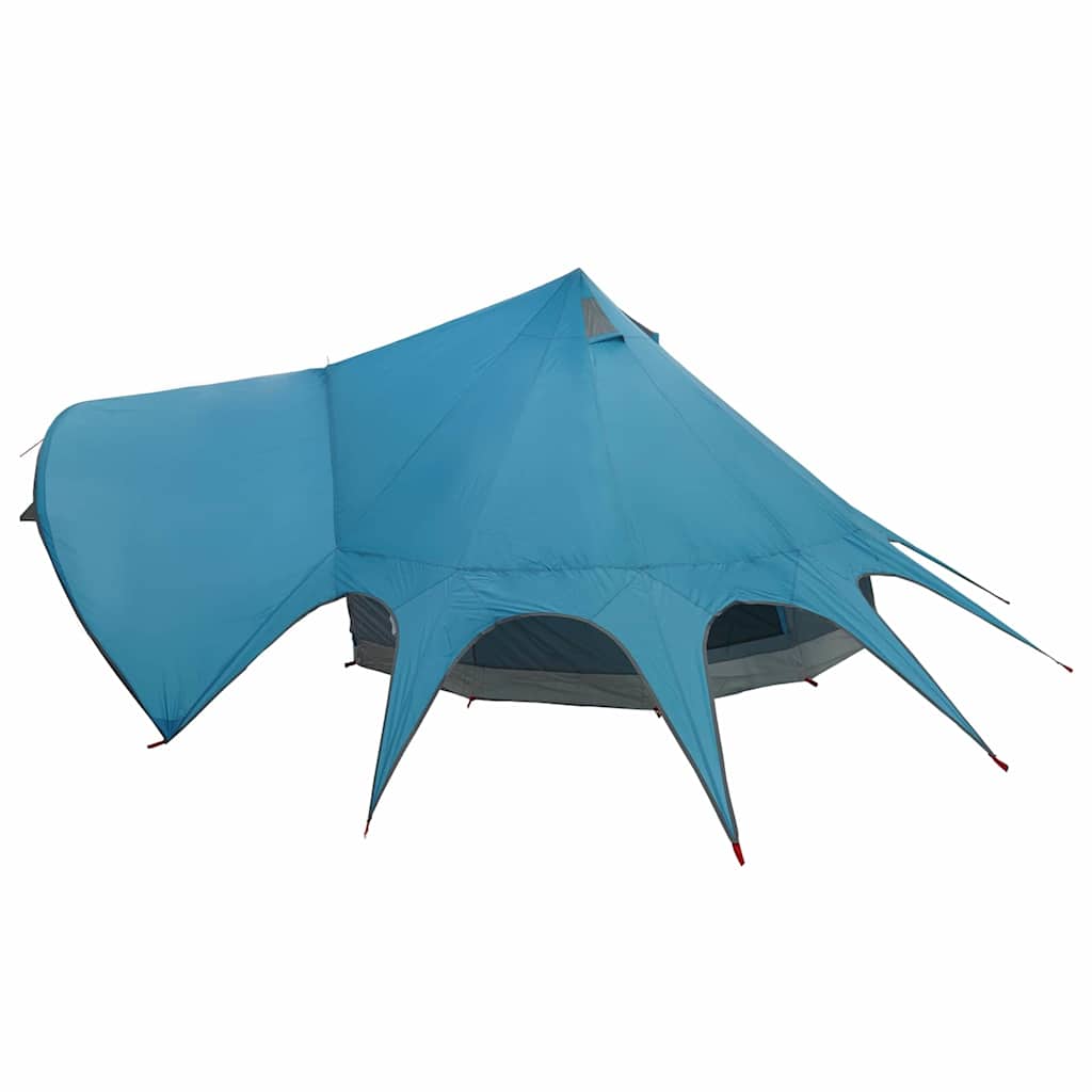 Teepee Telt 3-Person med tag Blå og grå 312 x 312 x 197 cm
