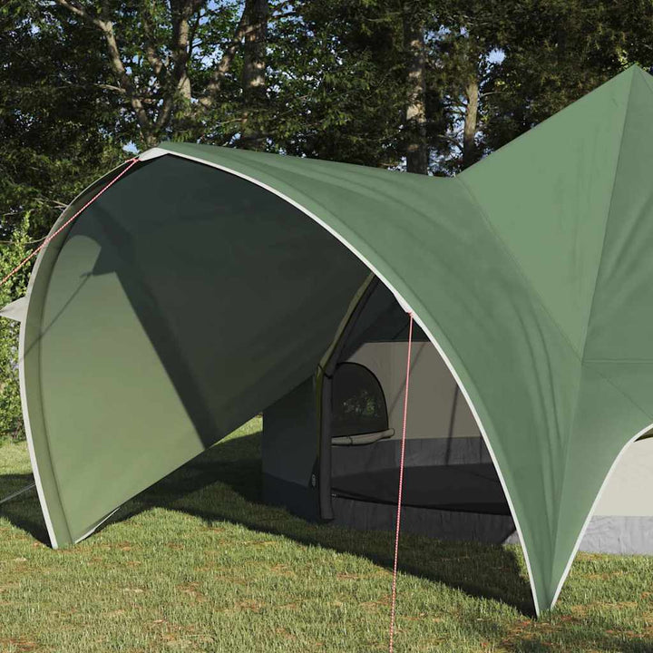 Teepee Telt til 5 Personer 5-personers Grøn og Grå